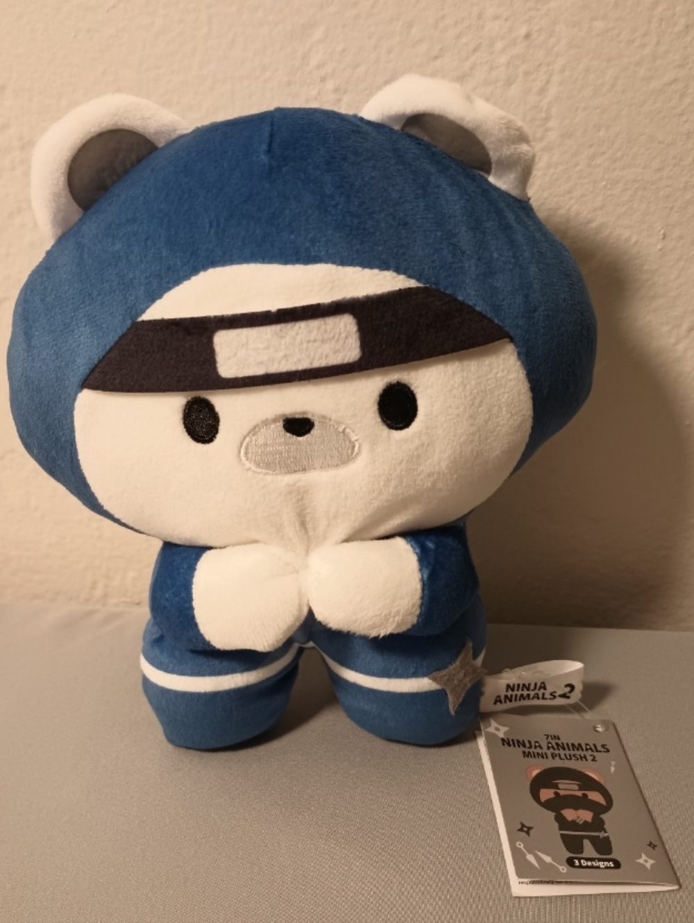 Fukuya Ninja Animals Bear Mini Plush 2